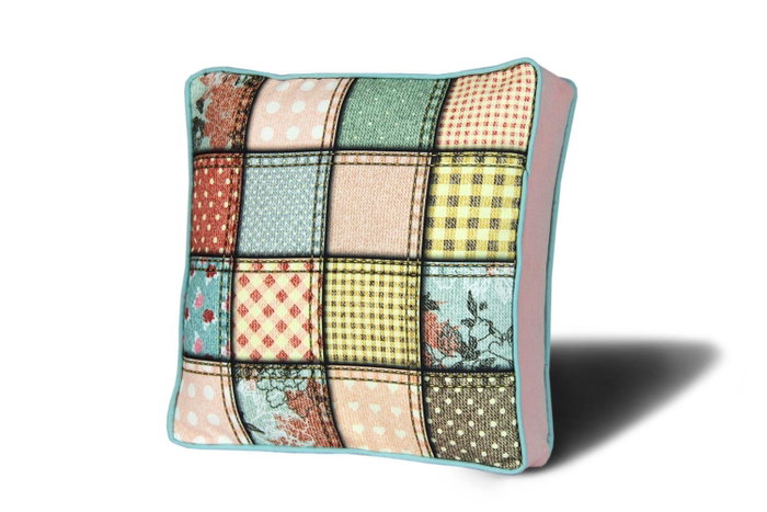 Aberto Design Cojín YM1160 Multicolor 42 x 42 cm